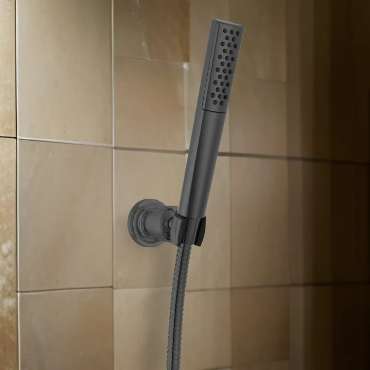 Delta Universal Premium Single-Setting Hand Shower, TouchClean, WaterSense, 1.75 GPM, Matte Black - 59808-BL