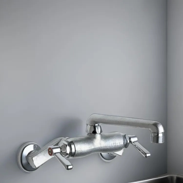 Chicago Faucets 737-RCF Hot and Cold Sink Faucet
