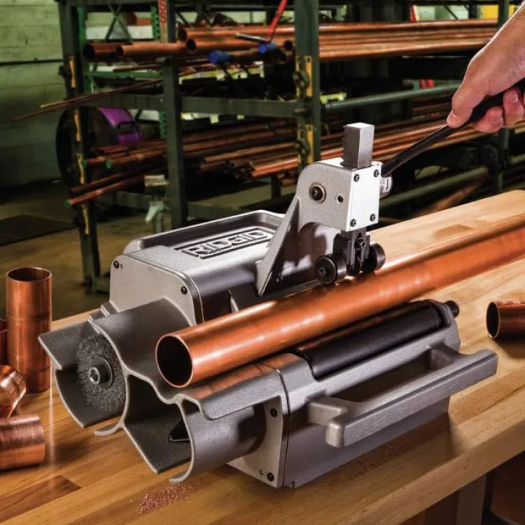 RIDGID Model 122 Copper and Stainless Steel Cutting and Prep Machine for Types K, L, M Copper, 115V - 93492