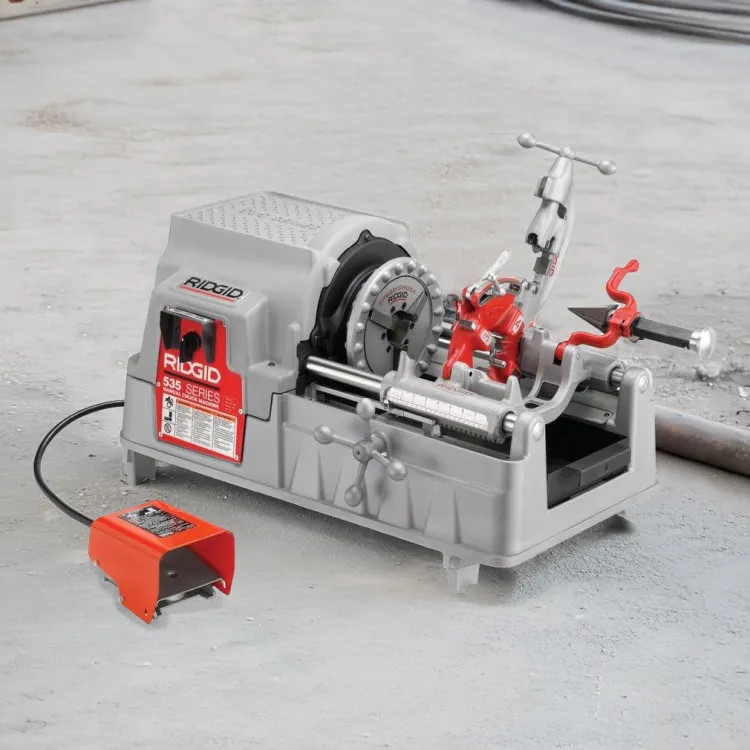 RIDGID Model 535 Threading Machine with 1/8" to 2" NPT Die Head, 230V, 36 RPM - 96507