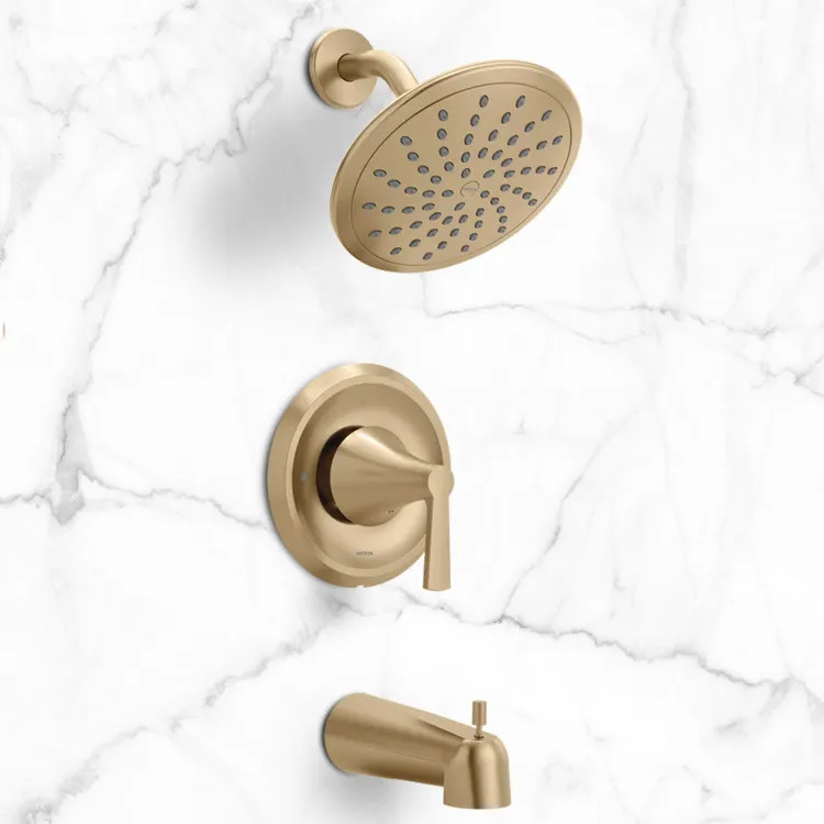 Moen Jase Posi-Temp Tub/Shower Trim, ADA, 1.75 GPM, Bronzed Gold - T2343EPBZG