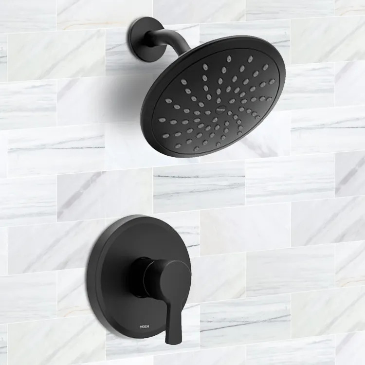 Moen Jase Shower Only Trim, M-Core 2 Series, ADA, 1.75 GPM, Matte Black - UT2342EPBL