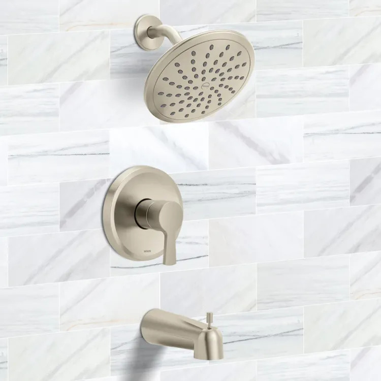 Moen Jase Tub/Shower Trim, M-CORE 2 Series, ADA, 1.75 GPM, Brushed Nickel - UT2433EPBN