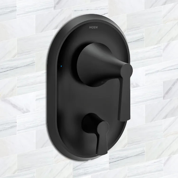 Moen Jase Posi-Temp with Diverter Valve Trim, M-PACT, ADA, Matte Black - T2195BL