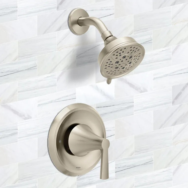 Moen Jase Posi-Temp Shower Only Trim, M-PACT, ADA, 1.75 GPM, Brushed Nickel - T2412EPBN