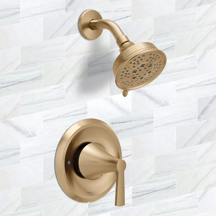 Moen Jase Posi-Temp Shower Only Trim, M-PACT, ADA, 1.75 GPM, Bronzed Gold - T2412EPBZG