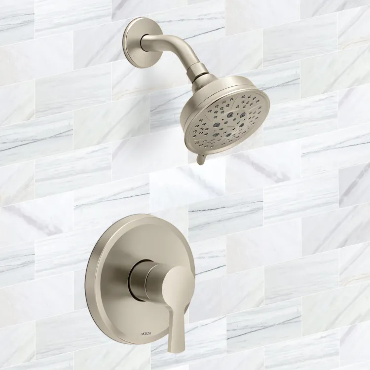 Moen Jase M-CORE 2 Series Shower Only Trim, M-PACT, ADA, 1.75 GPM, Brushed Nickel - UT2412EPBN