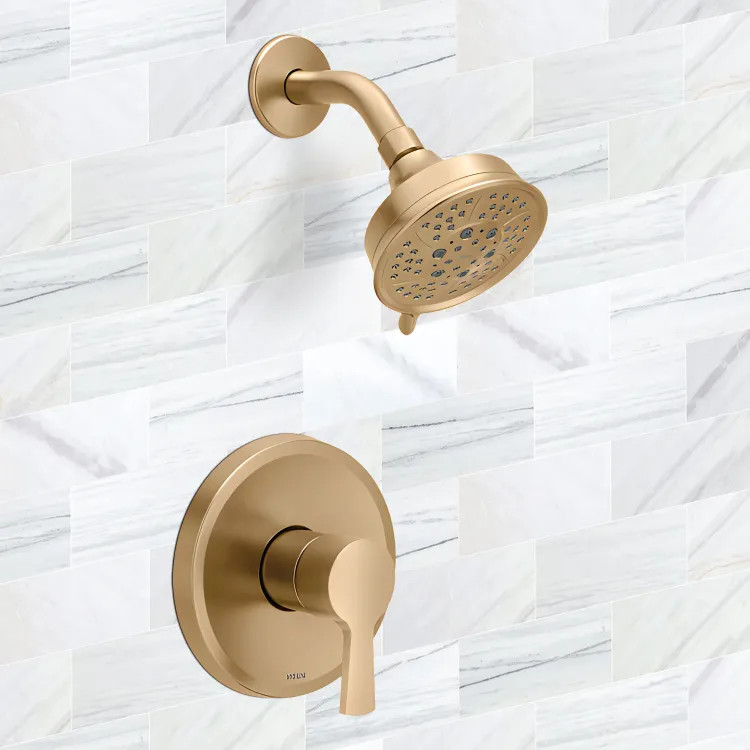 Moen Jase M-CORE 2 Series Shower Only Trim, M-PACT, ADA, 1.75 GPM, Bronzed Gold - UT2412EPBZG