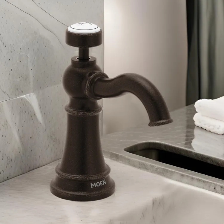 Moen Weymouth Traditional Kitchen Soap Dispenser, 18 oz., Oil Rubbed Bronze - S3949ORB
