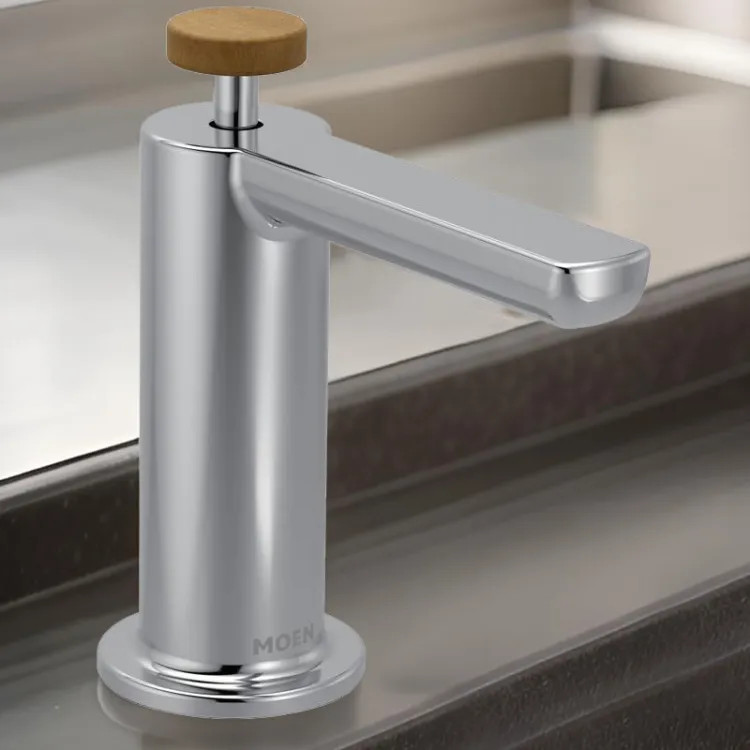 Moen Tenon Modern Kitchen Soap Dispenser, Chrome - S3951C