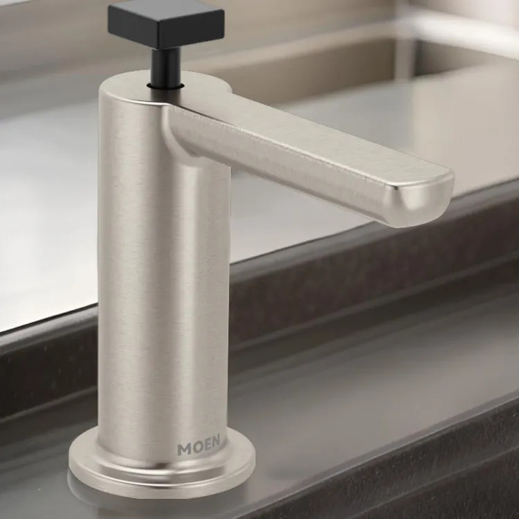Moen Nio Modern Kithchen Soap Dispenser, 18 oz., Spot Resist Stainless - S3952SRS