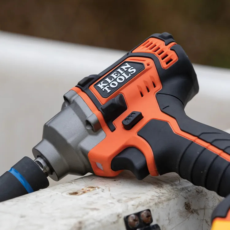 Klein 1/2" Pin Detent Compact Impact Wrench, Cordless, 2200 RPM, Tool Only - BAT20CW