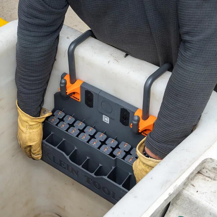 Klein Hard Tool Storage Module with 18 Pockets, S-Hook, Impact-Modified Nylon - BC501S
