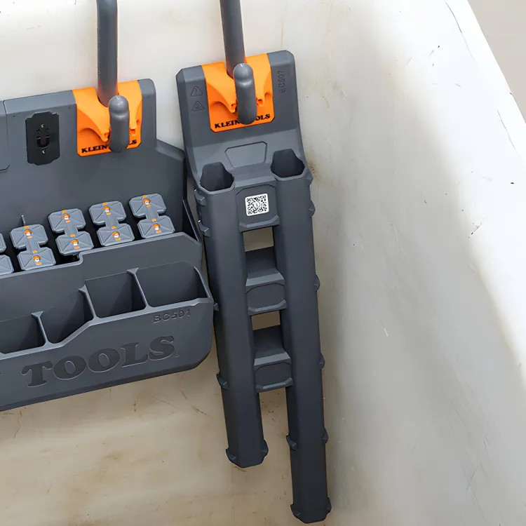 Klein Auger Bit Storage Module with 2 Compartments , S-Hook, Impact-Modified Nylon - BC507S
