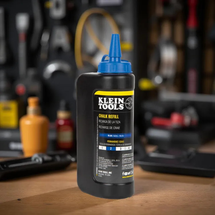 Klein 14 oz High-Visibility Blue Chalk Refill - CHLK14B