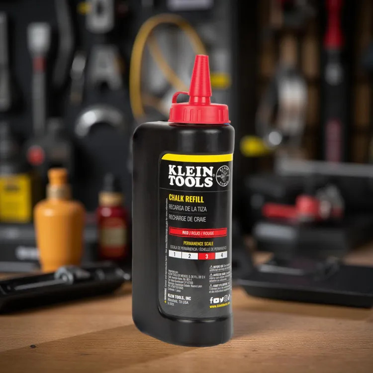 Klein 14 oz Semi-Permanent Red Chalk Refill - CHLK14R