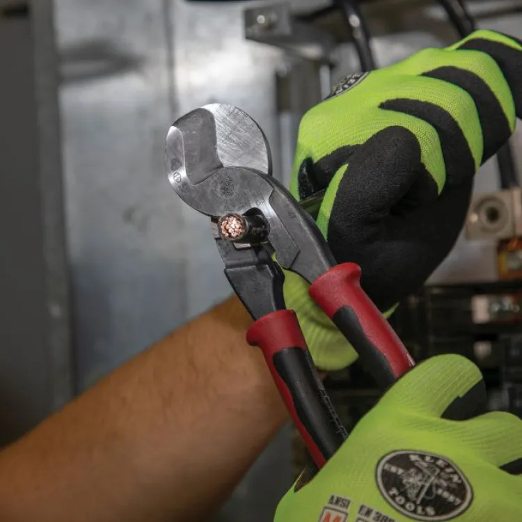 Klein Journeyman High Leverage Cable Cutter with Stripping - J63225N