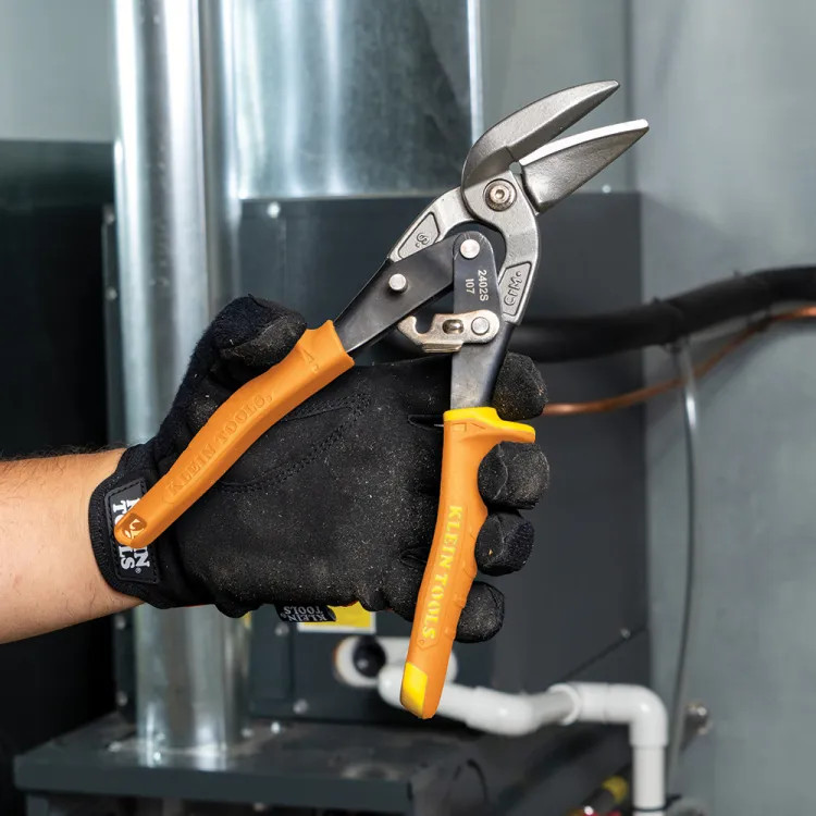 Klein Offset Straight-Cutting Aviation Snips - 2402S