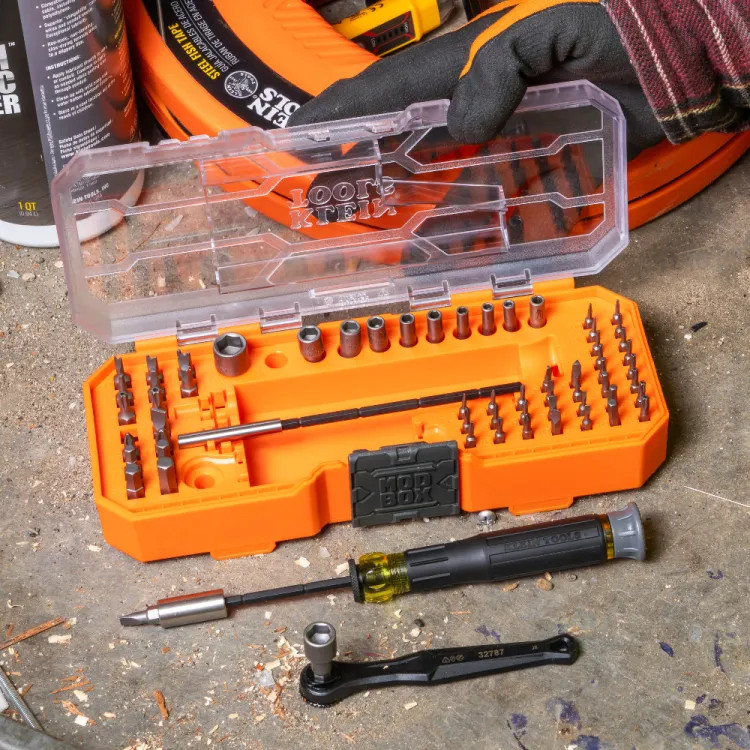 Klein 64-Piece Precision Ratchet and Driver System - 32787