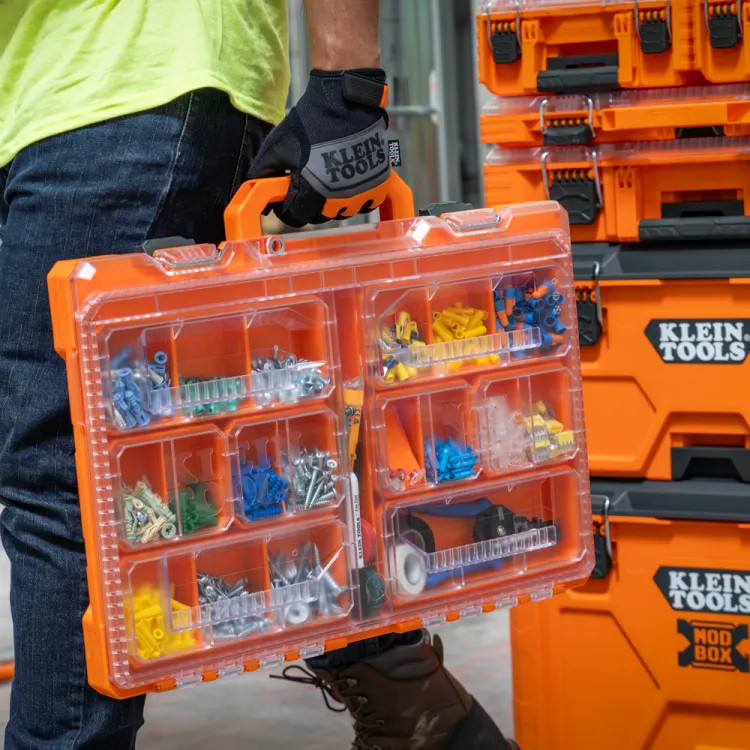 Klein MODbox Short Component Box, Full Width, Stackable, IP65 Rated - 54807MB