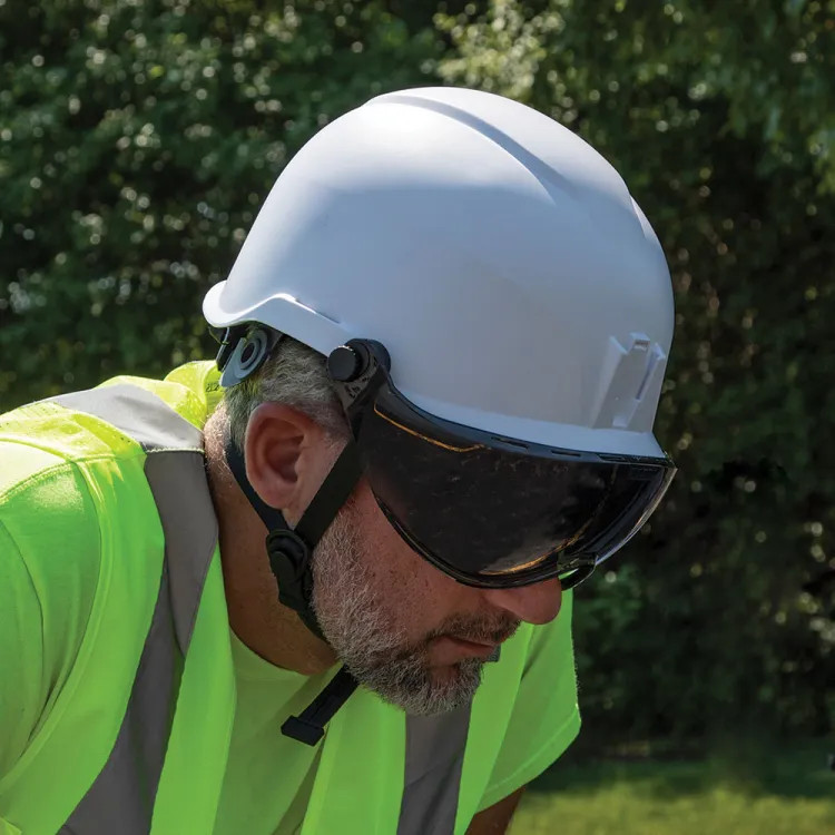 Klein Non-Vented Safety Helmet, Class E, White - 60145 