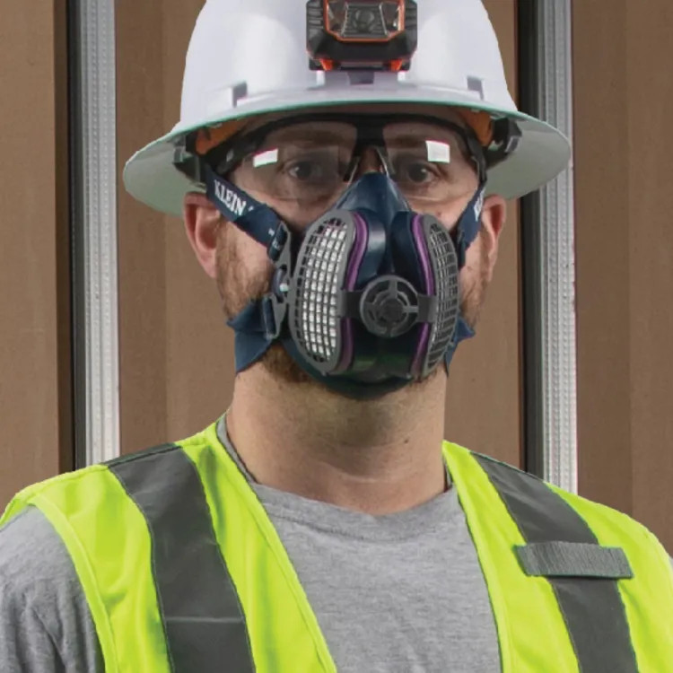 Klein P100 Half-Mask Respirator, Small/Medium, Reusable - 60246 