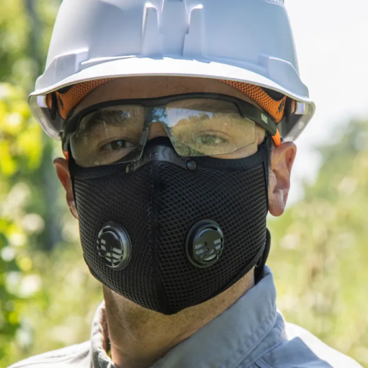 Klein Reusable Face Mask with Replaceable Filters, Polyester Mesh - 60442