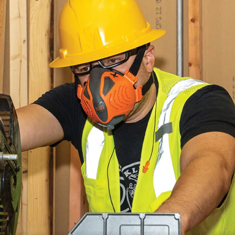 Klein Reusable P100 Half-Mask Respirator, S/M - 60553