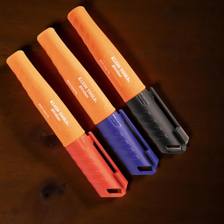 Klein 3-Piece Skribes Chisel Tip Permanent Markers, Multi-Color - 861923