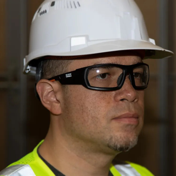 Klein Professional Safety Glasses with Indoor/Outdoor Lens, Full-Frame, Polycarbonate - 60537