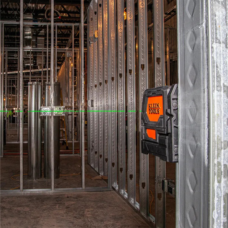 Klein Self-Leveling Laser Level with Green Cross-Line and Red Plumb Spot, Class 2, IP54 - 93LCLG 