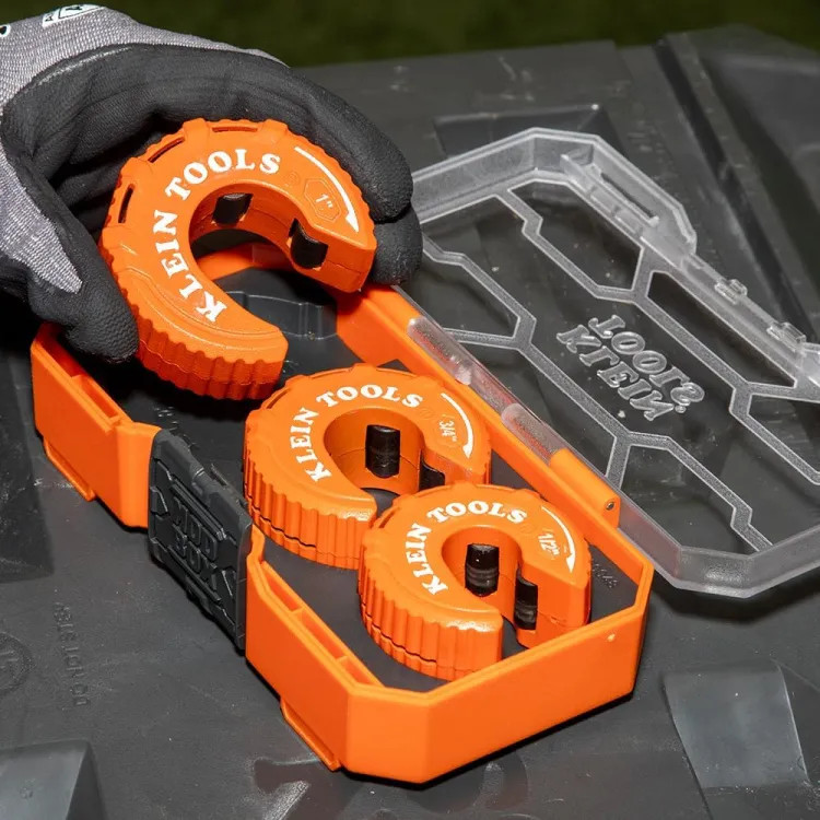 Klein 3-Piece C-Style Copper Tubing Cutter Set with HCS Blade - 50048
