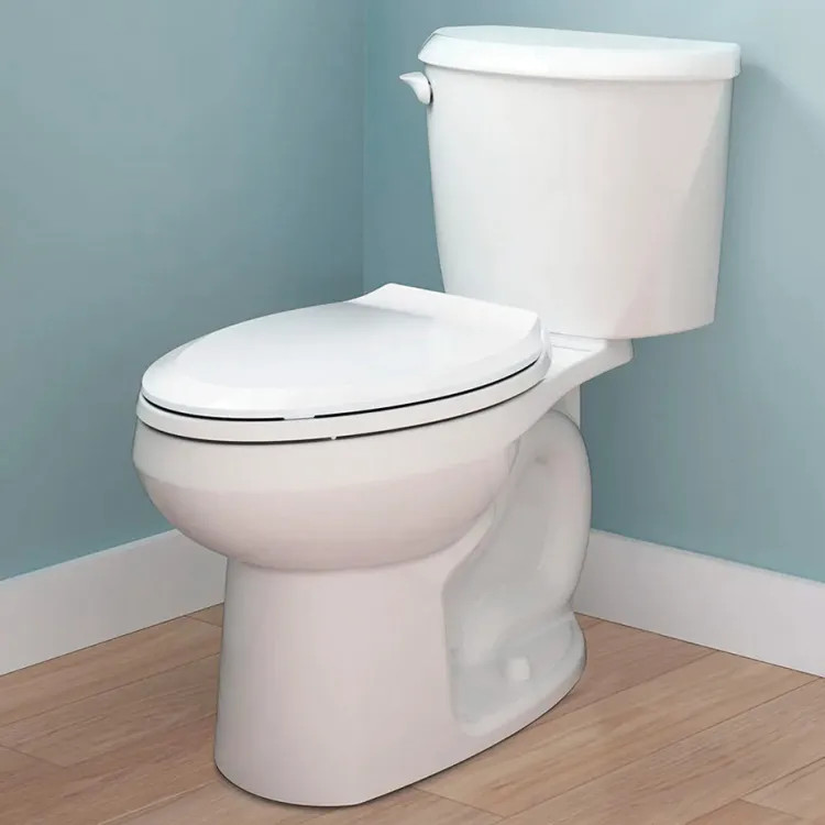 American Standard Colony3 Two-Piece Toilet, Round, Chair Height, ADA, 12" Rough-In, 1.6 GPF, White (Less Seat) - 250BA004.020