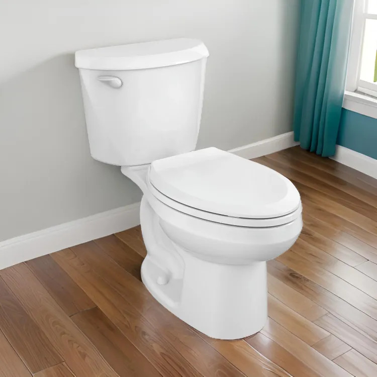 American Standard Colony3 Two-Piece Round Toilet, Standard Height, PowerWash, ADA, 12" Rough-In, White (Less Seat) - 250DA104.020