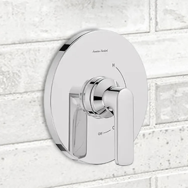 American Standard Aspirations Pressure Balance Valve Trim, Lever Handles, Double Ceramic Cartridge, Polished Chrome - TU061500.002