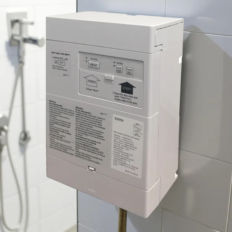 TOTO Touchless Faucet Controller w/ Heater, On-Demand, 0.7 Gal, 120V, 60Hz, 0.6 kW - REAH03B1U
