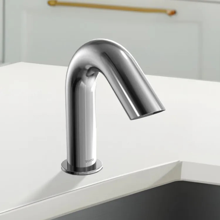 TOTO Standard-R Touchless Bathroom Faucet, ECOPOWER, ADA-Compliant, 0.5 GPM, Brushed Nickel - T28S53A#BN