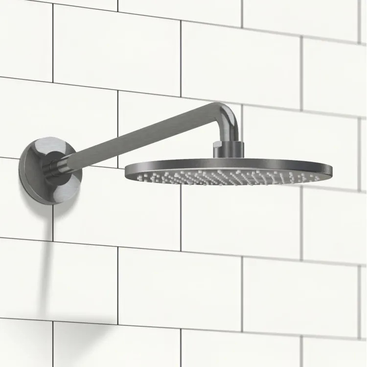 TOTO G Series 10" Round Rain Shower Head, Single-Function, Comfort Wave, WaterSense, 1.75 GPM, Brushed Nickel - TBW07002U4#BN