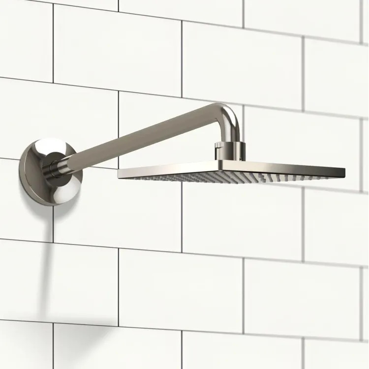 TOTO G Series 10" Square Rain Shower Head, Single-Function, Comfort Wave, 2.5 GPM, Polished Nickel - TBW08002U1#PN