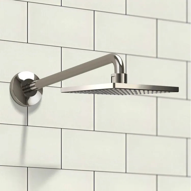 TOTO G Series 10" Square Rain Shower Head, Single-Function, Comfort Wave, WaterSense, 1.75 GPM, Polished Nickel - TBW08002U4#PN
