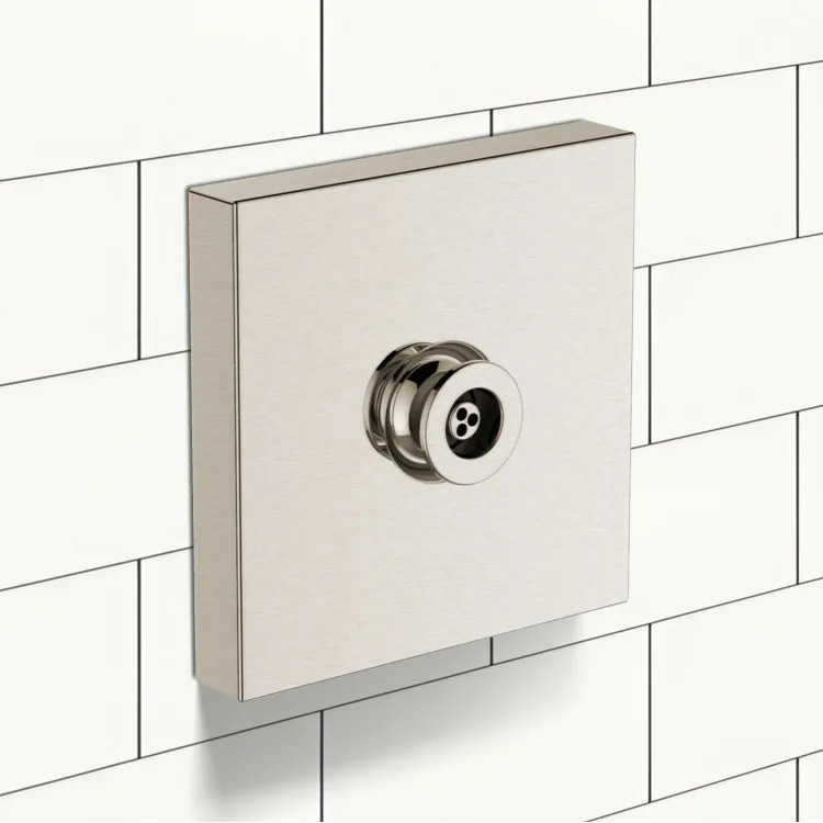 TOTO  Gyrostream 4” Square Body Spray, 1.6 GPM, Brushed Nickel - TBW08008U#BN