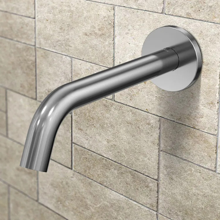 TOTO Helix Wall-Mount Touchless Lavatory Spout, 0.35 GPM, Dual Powered, Polished Chrome - TLE26005U2#CP