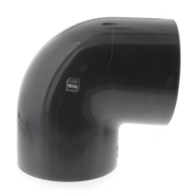 PVC80L4 4" Schedule 80 PVC 90-Degree Elbow, Slip x Slip