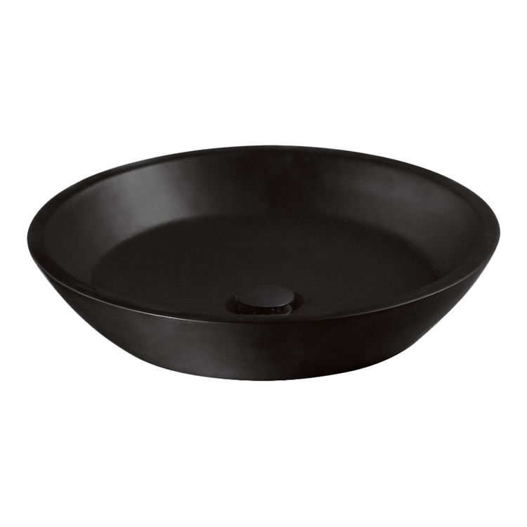 Toto FLT141 Matte Black Waza Noir Cast Iron Vessel Lavatory