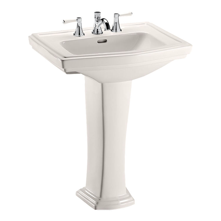 Toto LPT780#03 Clayton 27 x 20 Bone Pedestal Lavatory Sink