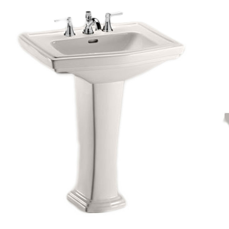 Toto LPT780.4#12 Clayton 27 x 20 Sedona Beige Pedestal Lavatory Sink