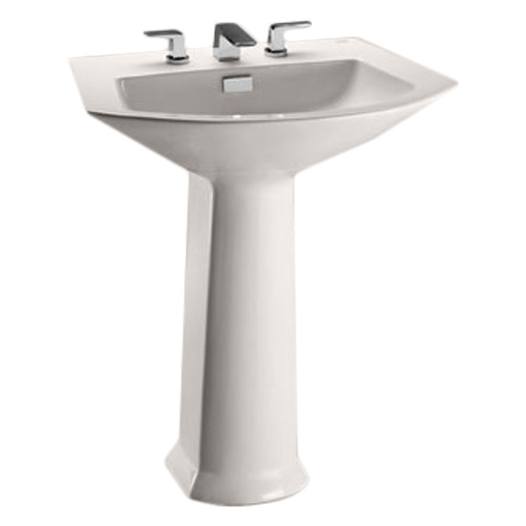 Toto LPT960#03 Bone Soiree Pedestal Lavatory Single Hole--Complete