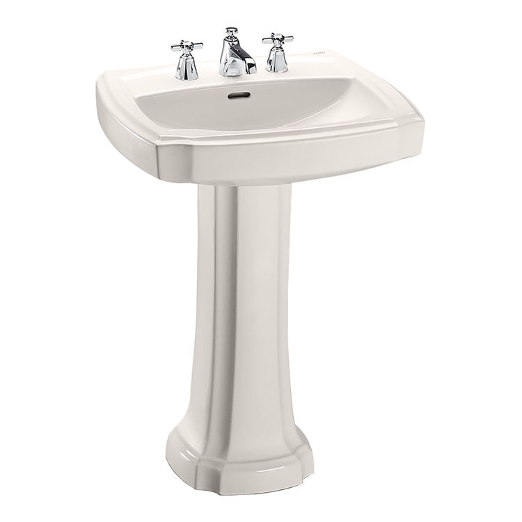 Toto LPT970#03 Bone Guinevere 27" Pedestal Lavatory Single Hole--Complete