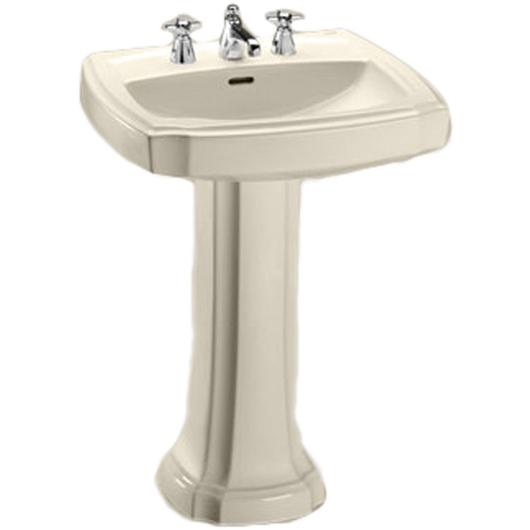 Toto LPT970.8#12 Sedona Beige Guinevere 27" Pedestal Lavatory 8" Centers--Complete