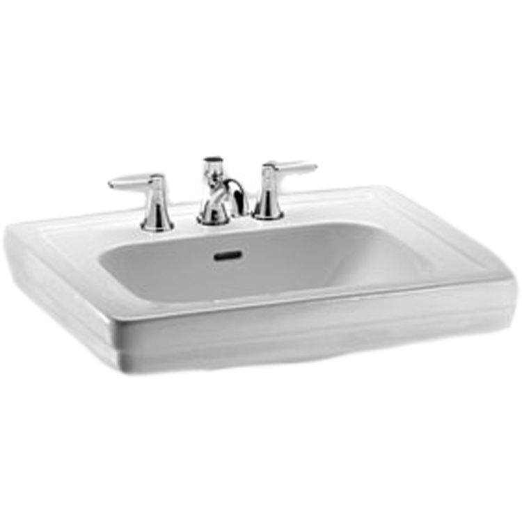 TOTO LT530.8#01 PROMENADE 28"x22" DROP IN LAV SINK ONLY COTTON WHITE